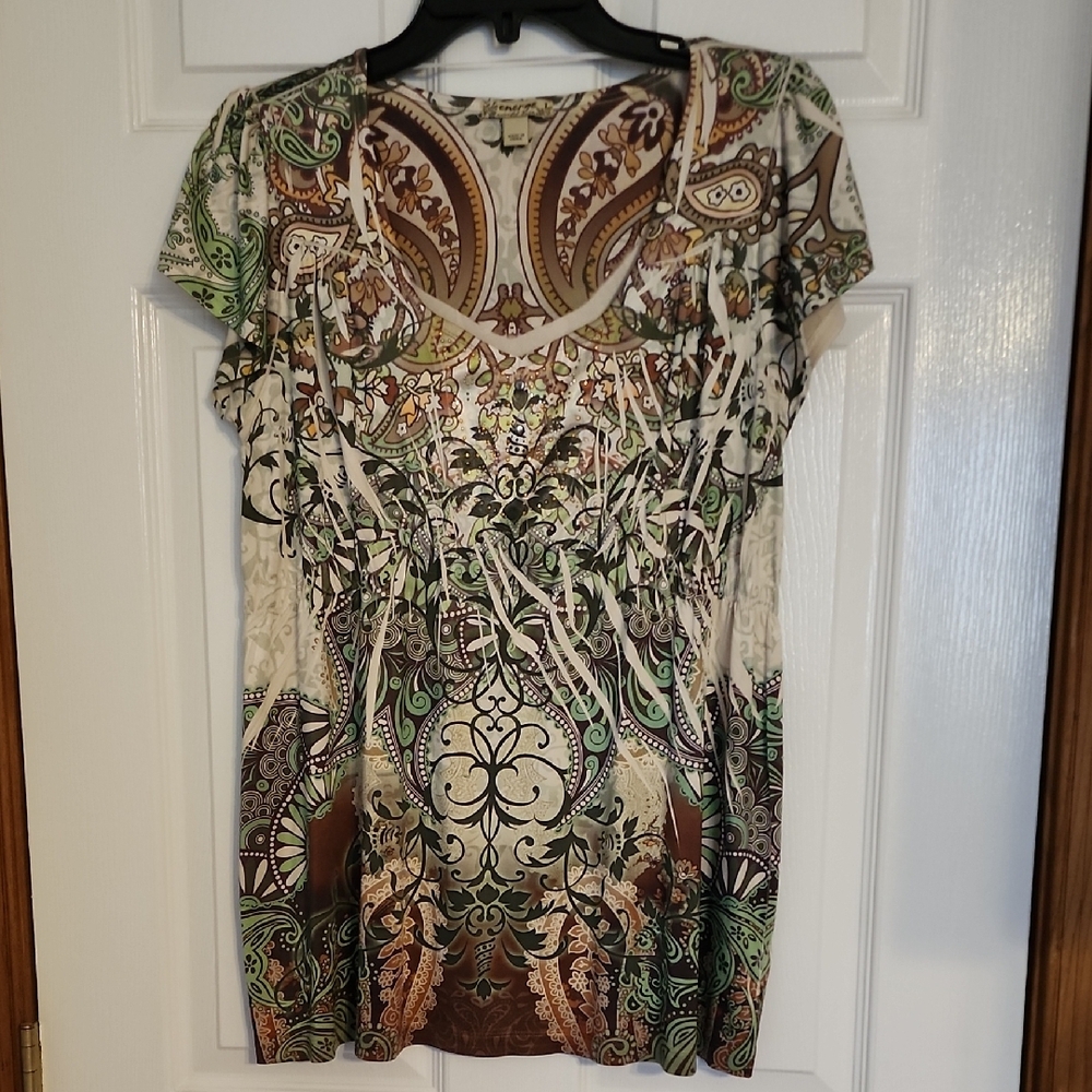 Energe Multicolor Paisley Top
